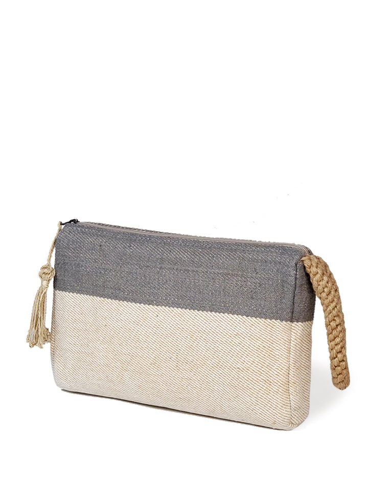 Block A Clutch - Gray