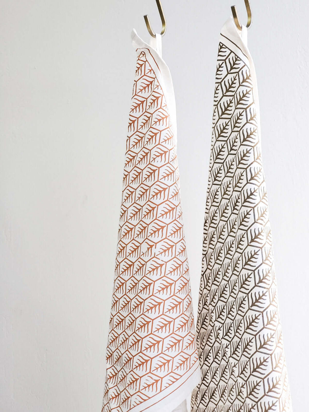 Hand Screen Printed Tea Towel - Set of 2