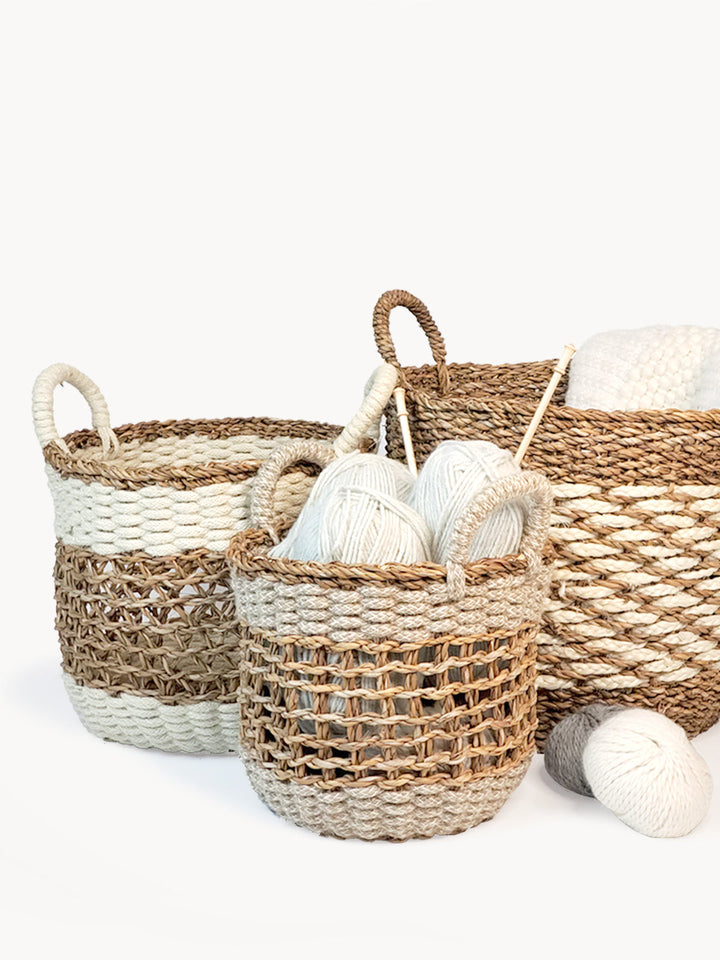 Ula Mesh Basket - Natural by KORISSA