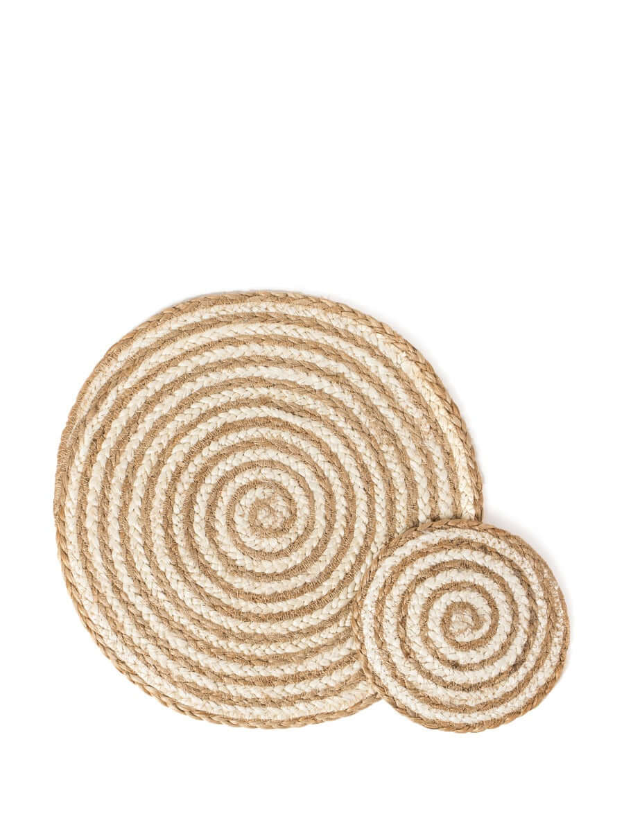 Kata Spiral Placemat - Natural (Set of 4)