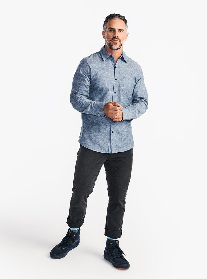 Long Sleeve Work Shirt - Indigo