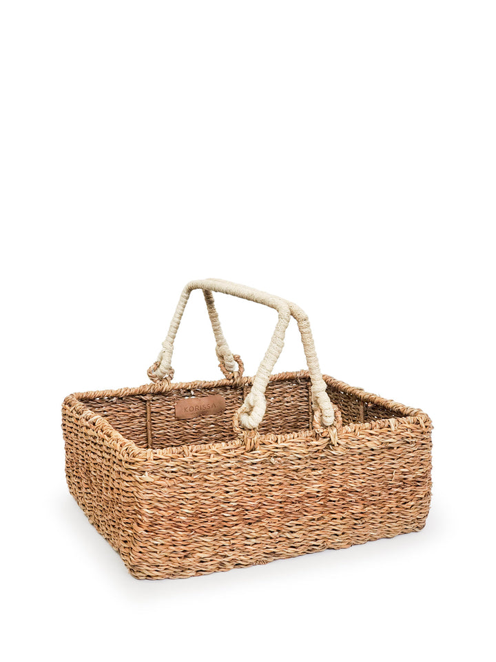 Savar Storage Basket With Handle by KORISSA