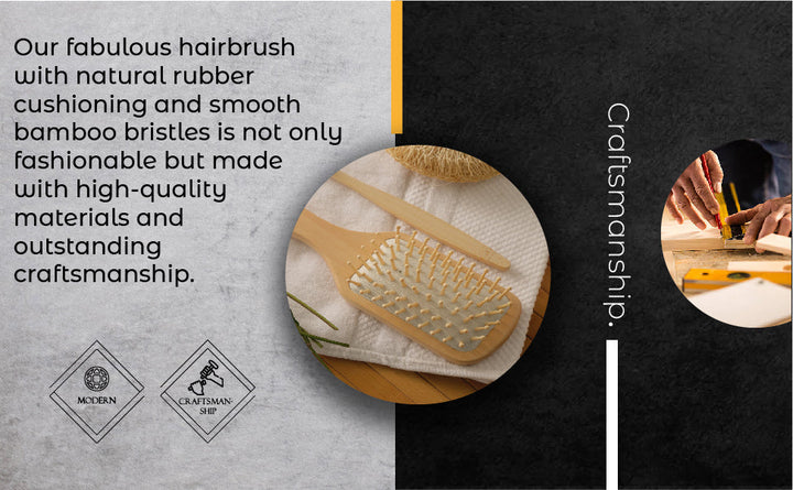 Natural Wooden Detangling Hair Brush