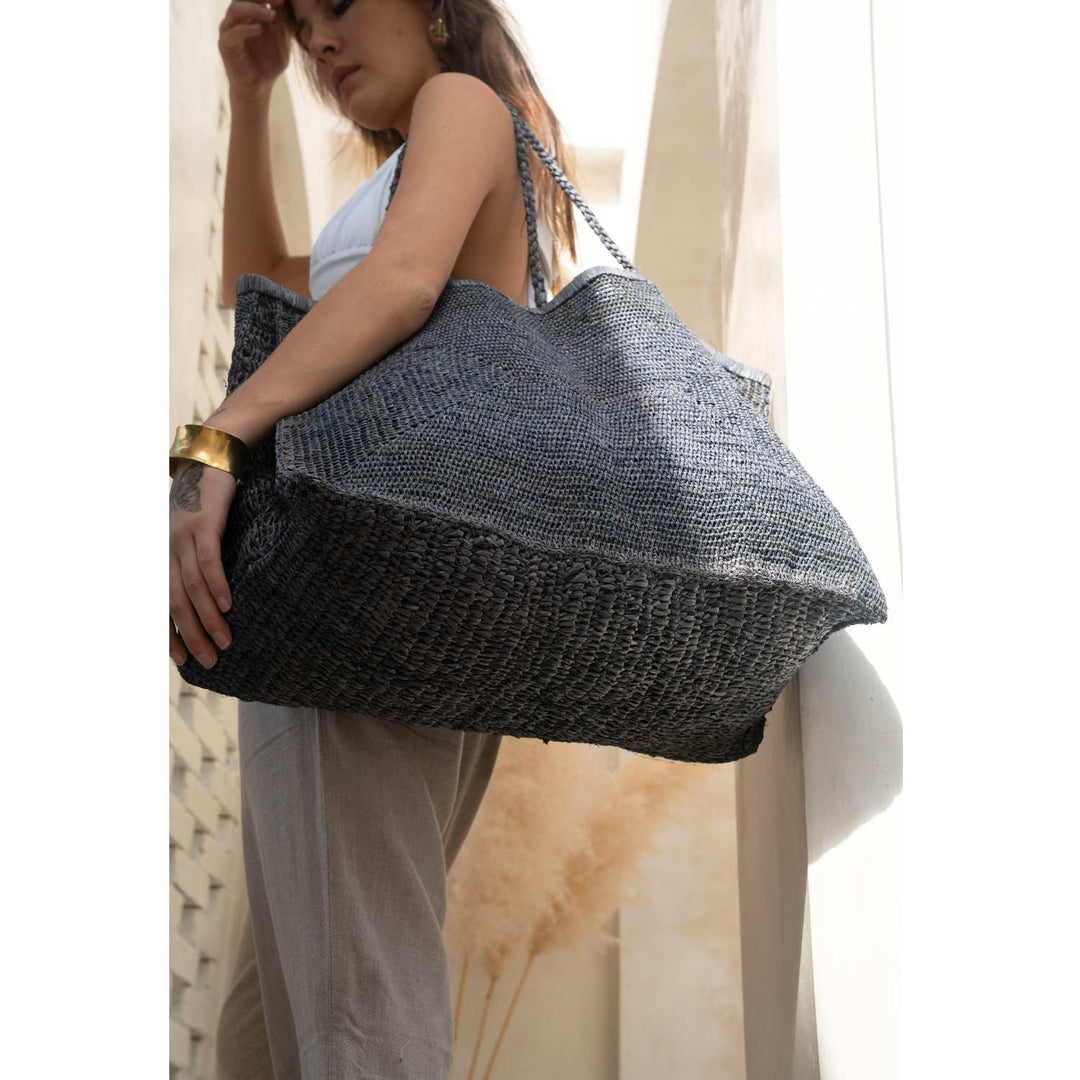 Clipa (XXL) Raffia Beach Tote Bag