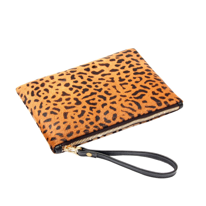 Leopard Wristlet Clutch