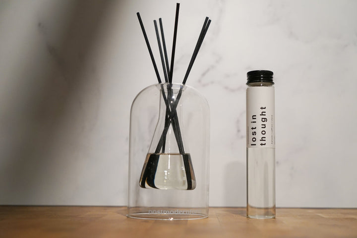 lost in thought (balsam + saffron + clove) - diffuser set