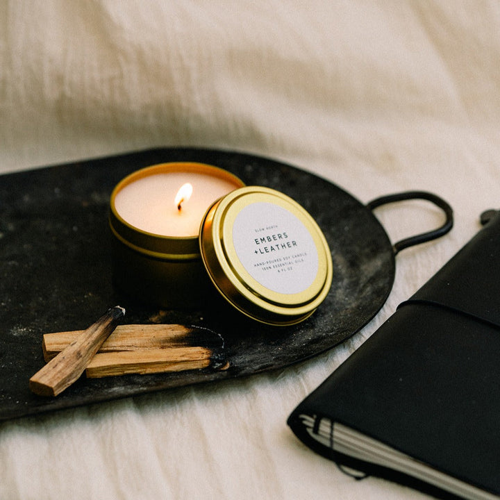 Embers + Leather - Vetiver + Cedar + Patchouli