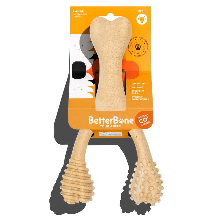 BetterBone TOUGH — Sustainable All-Natural Dental Cleaning Chew for Superchewer Dogs & Puppies by The Better Bone Natural Dog Bone