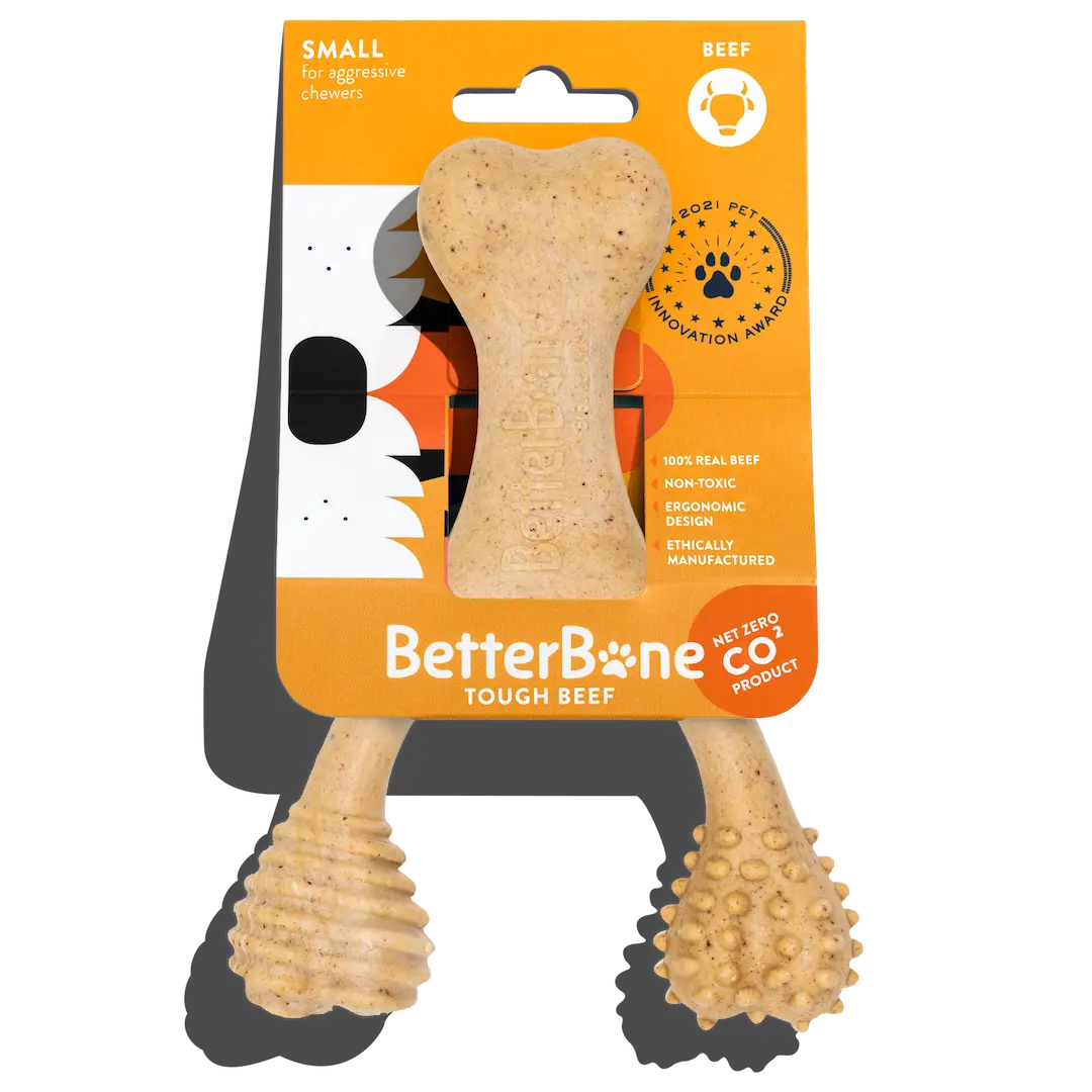 BetterBone TOUGH — Sustainable All-Natural Dental Cleaning Chew for Superchewer Dogs & Puppies by The Better Bone Natural Dog Bone