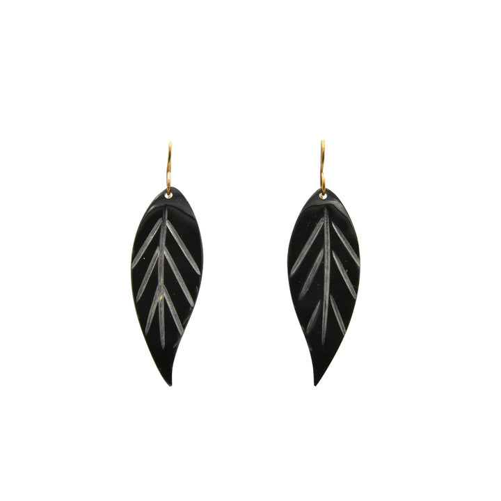 Large Leaf Earrings