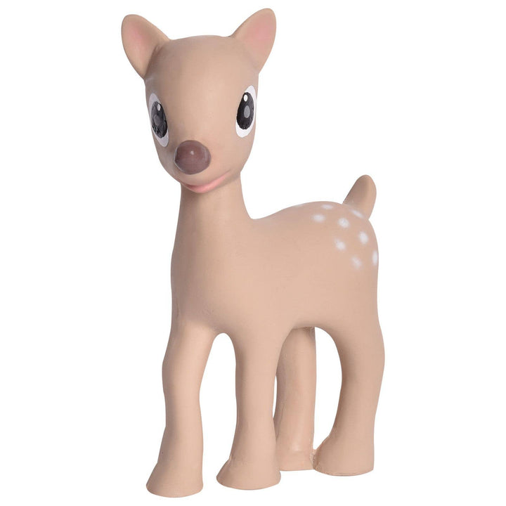 Organic Rubber Rattle, Teether & Bath Toy - Ralphie Reindeer