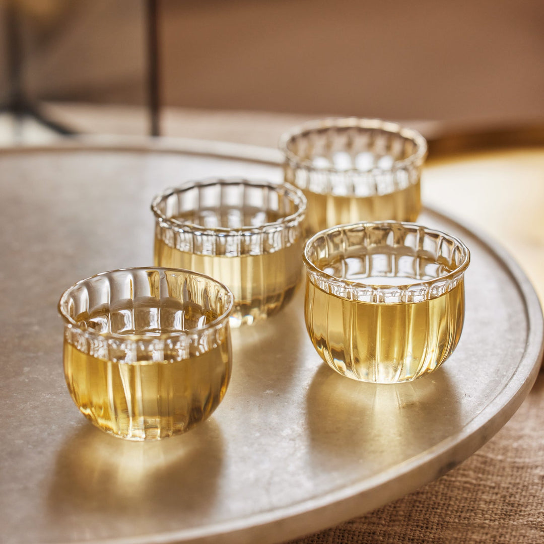 Kira Small Glass Cups - set of 4