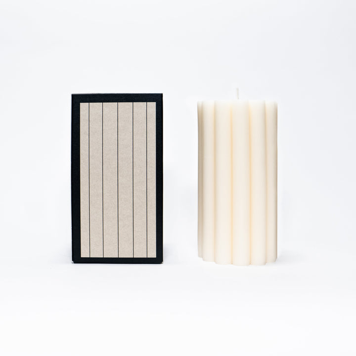 Floral Pillar Candle