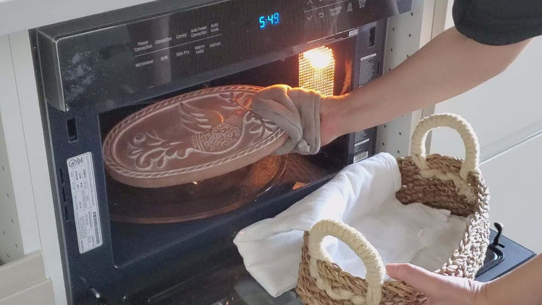 Bread Warmer & Basket - Bird Round