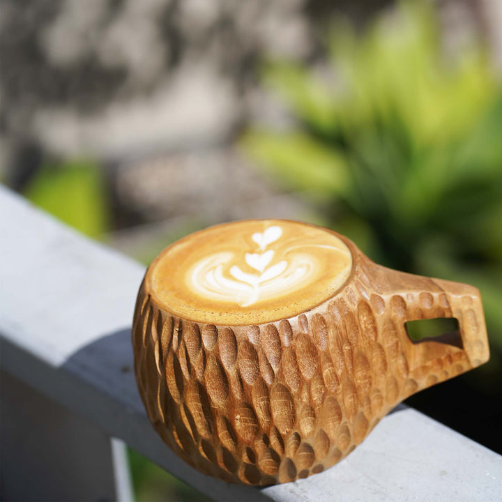 Small Size Teak Wood Cup, Mug, Glass, Wood, Wooden, Kuksa, Camping Gear