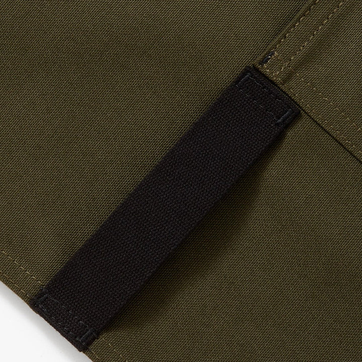 The Essential Apron - Olive Green Black Straps