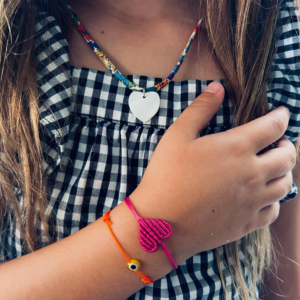 Kids Mary Jane Heart Bracelet