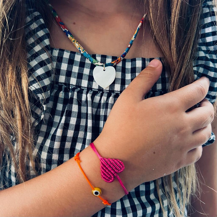 Kids Mary Jane Heart Bracelet