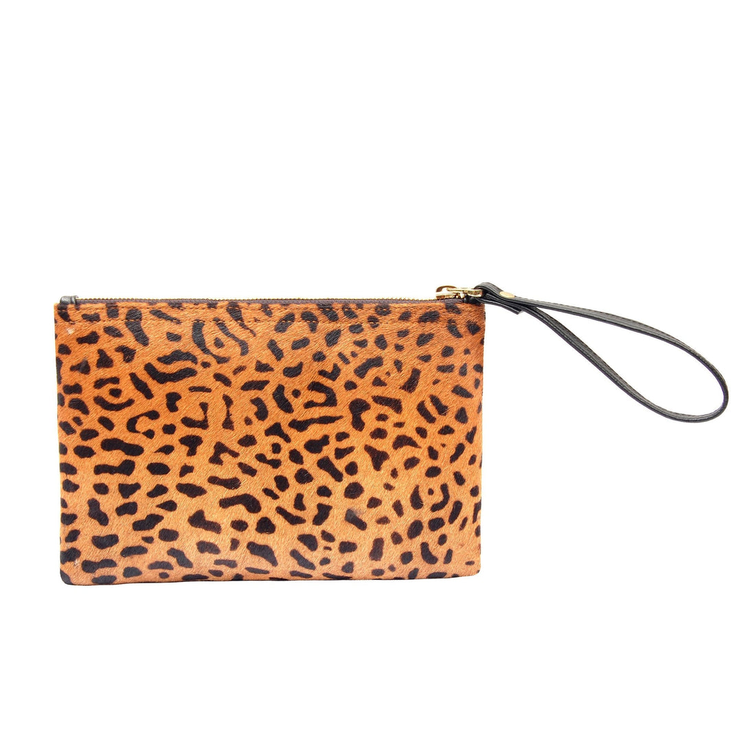 Leopard Wristlet Clutch