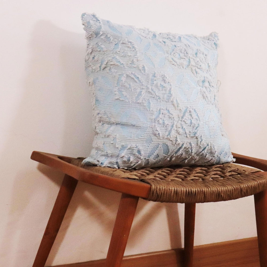 Pillow / Cushion Cover, Handwoven Ikat in Silk & Cotton