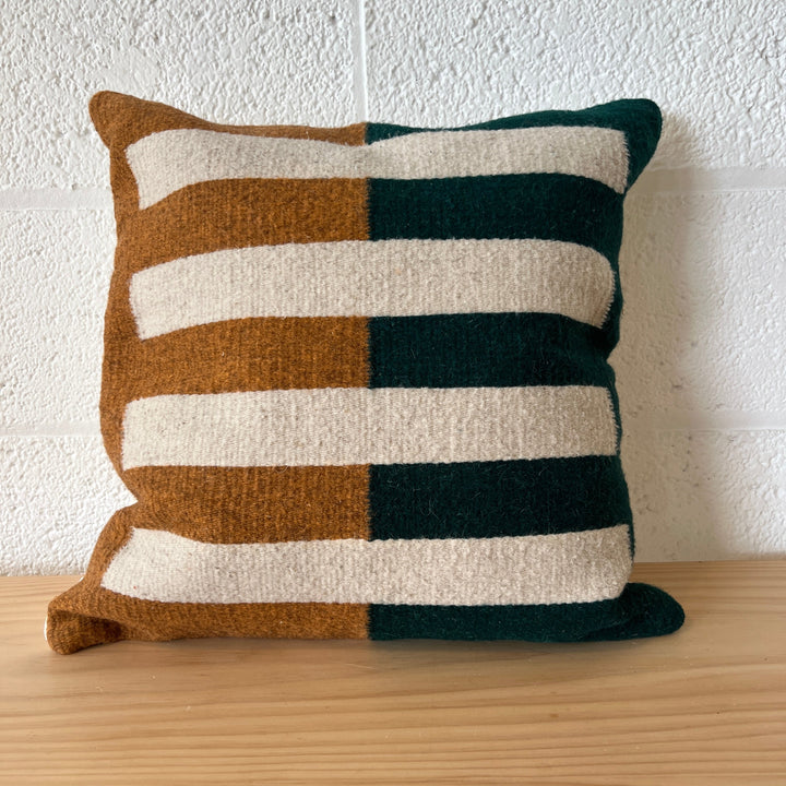 LOOM Imports Wool Tri Colored Pillow Nº2