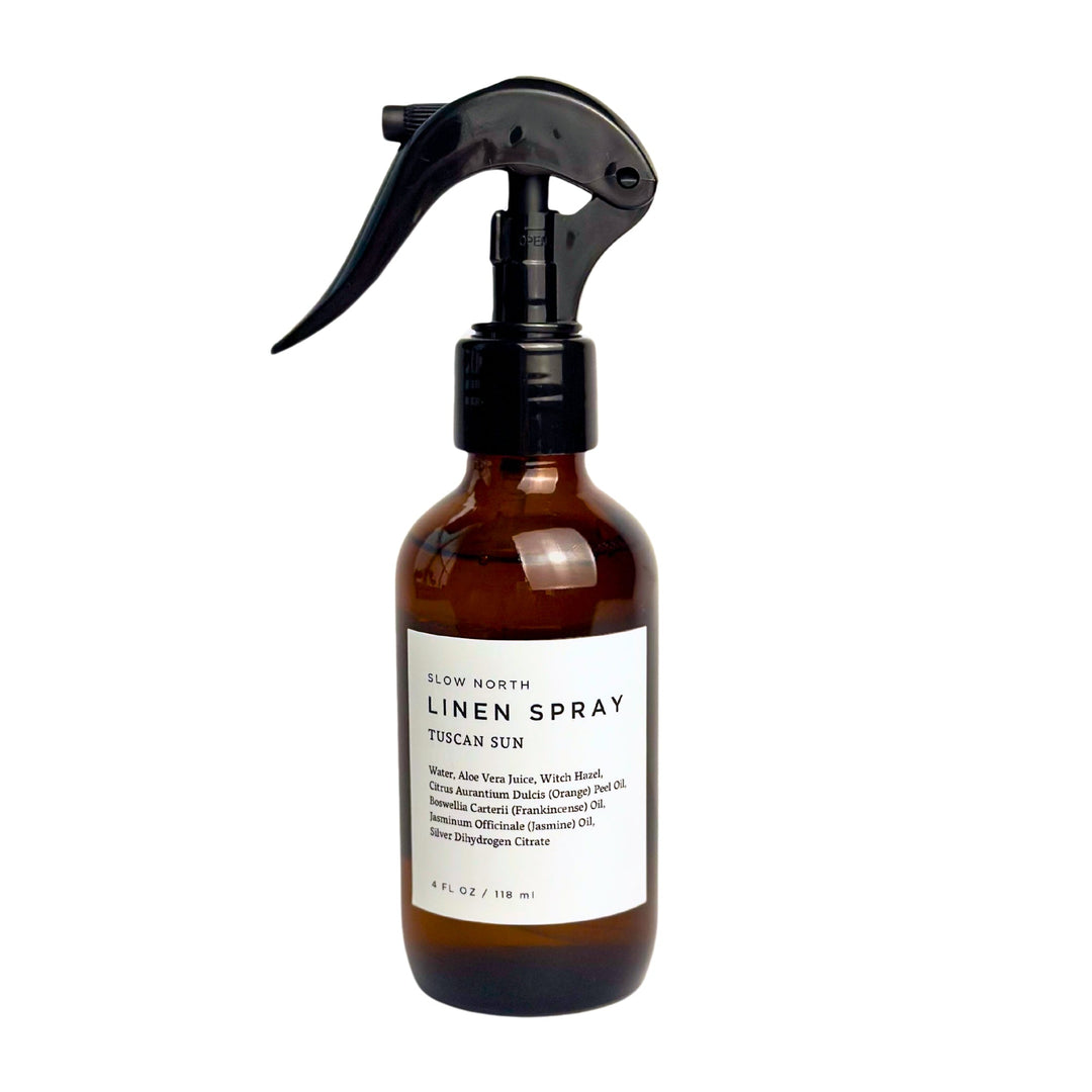 Linen Spray - Tuscan Sun - Orange + Frankincense + Jasmine