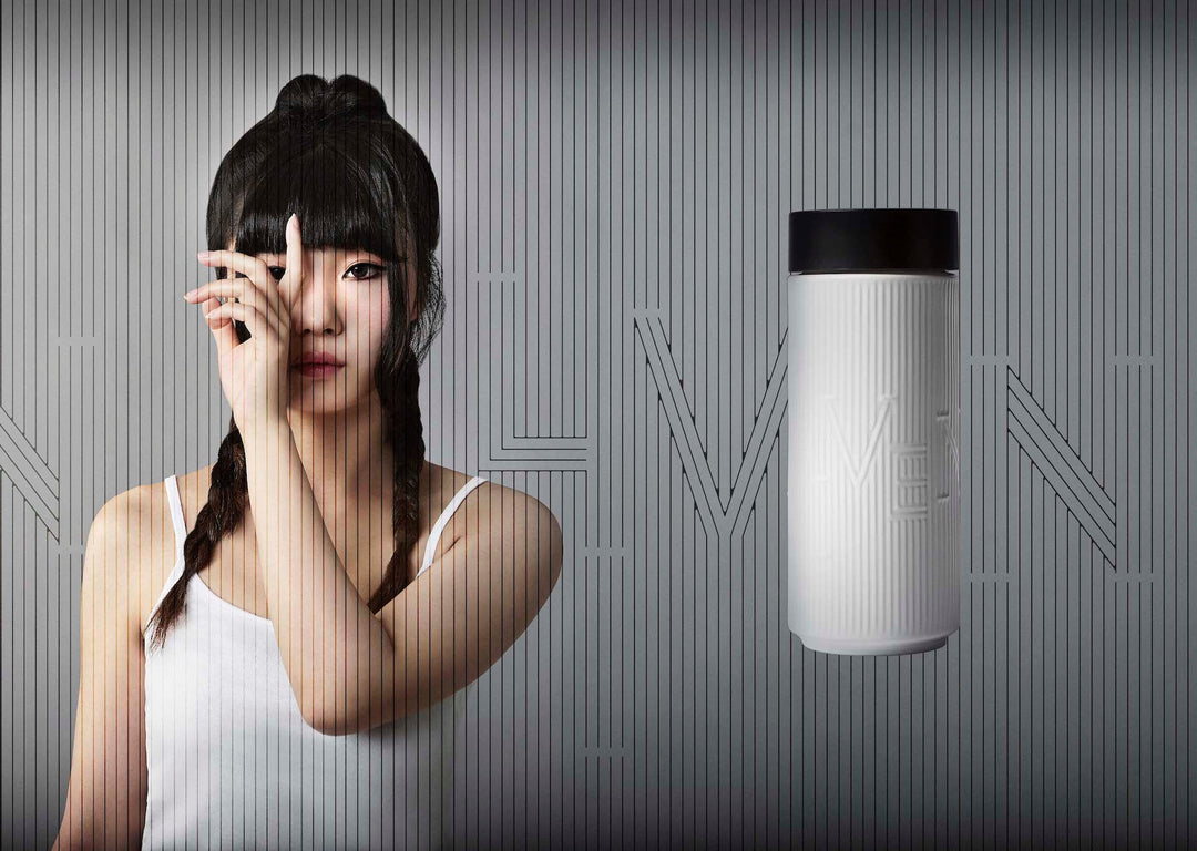 LIVEN Ceramic Double- Wall Water Bottle