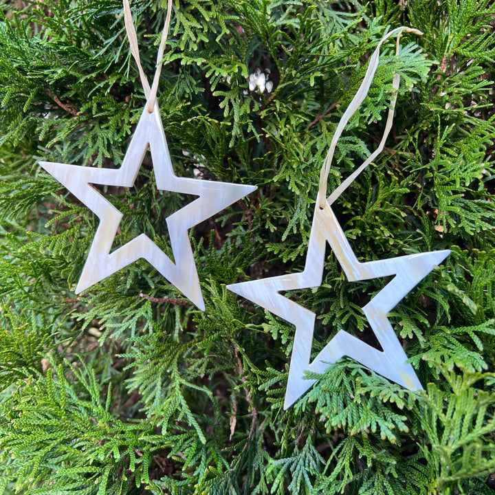 Horn Open Star Ornament