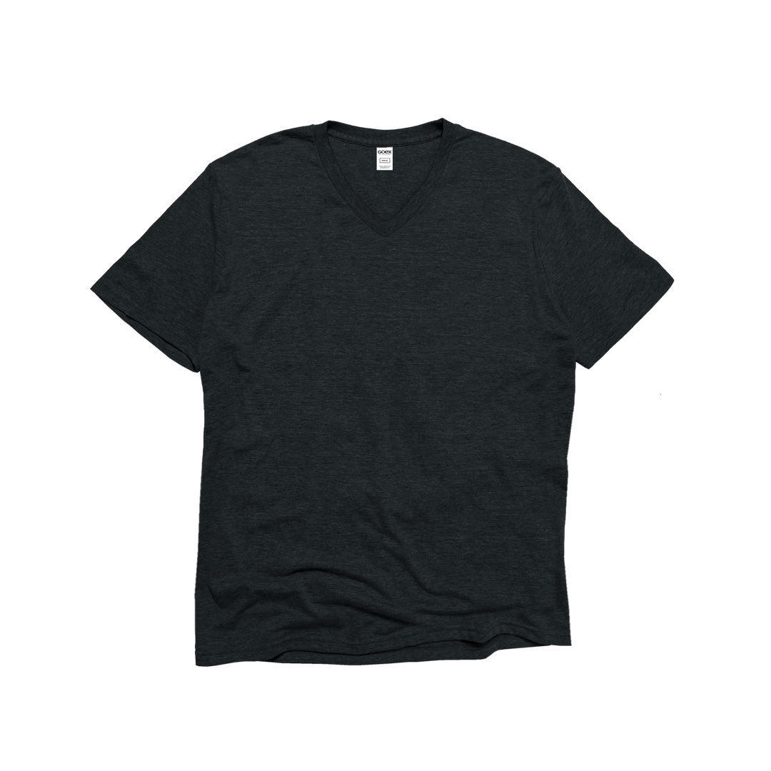 Unisex Eco-Triblend Short Sleeve V-Neck Tee
