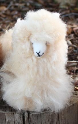 6" Standing Alpaca Fur Toy