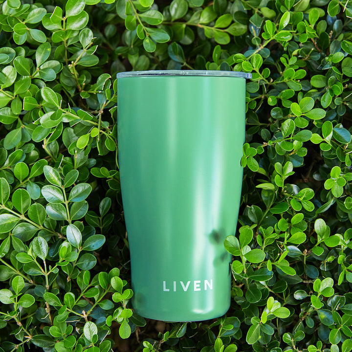 Liven Glow™ Ceramic-Coated Stainless Steel Tumbler 19 oz