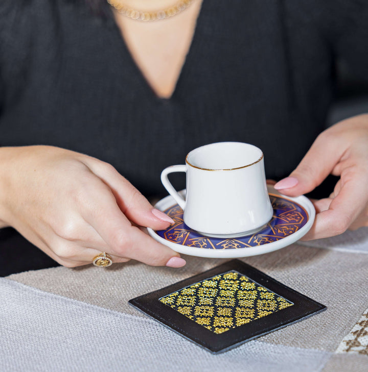 Dalia Coasters - Gold