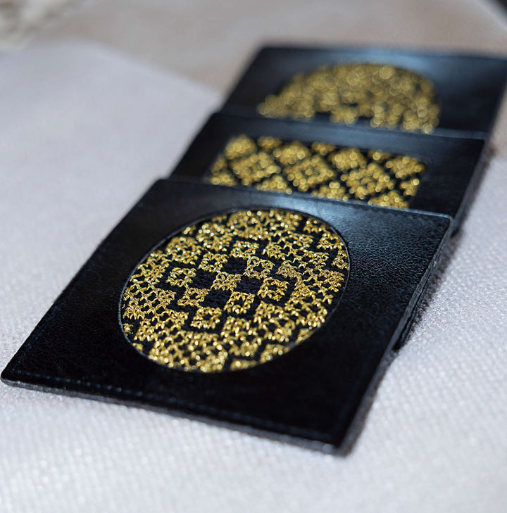 Dalia Coasters - Gold