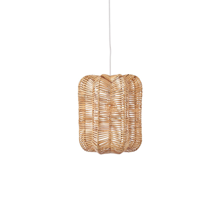 Prism Rattan Pendant Hanging Light