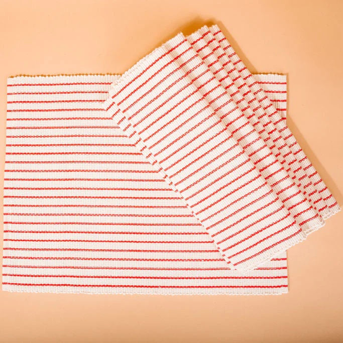 Red Rangi Placemats - set of 4