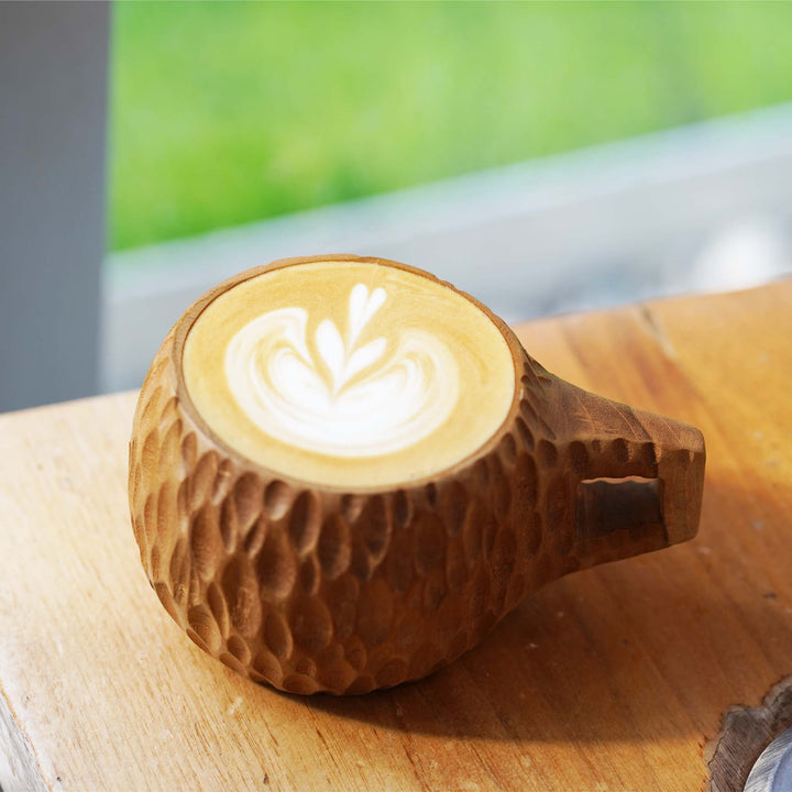 Small Size Teak Wood Cup, Mug, Glass, Wood, Wooden, Kuksa, Camping Gear