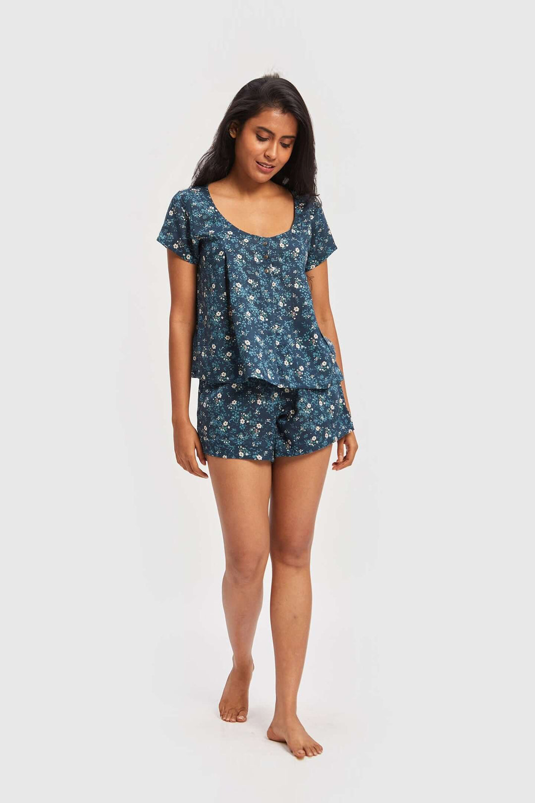 A Dreamy Escape Pajama Shorts Set