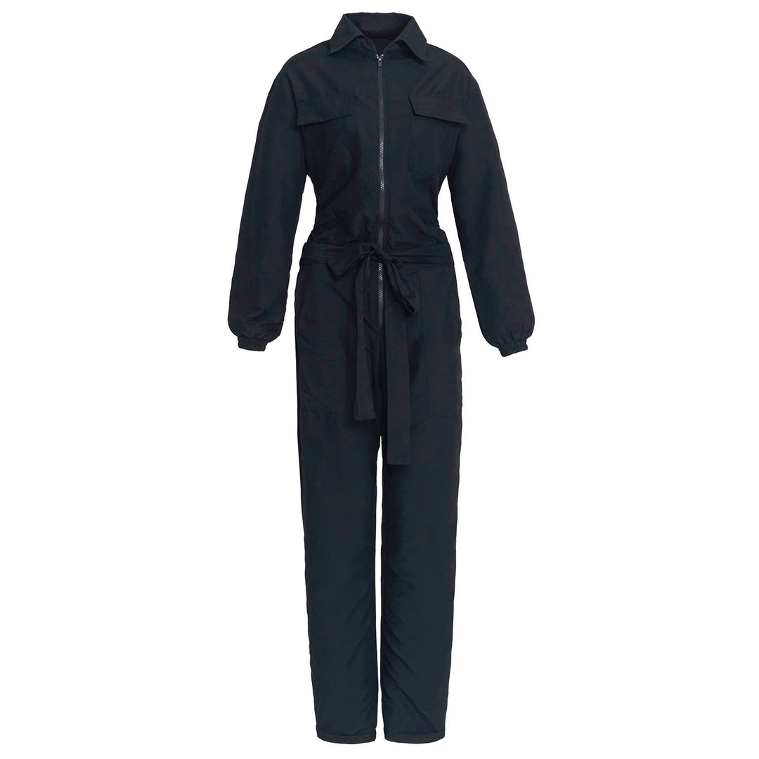 AMELIA Recycled Travel Jumpsuit in Black