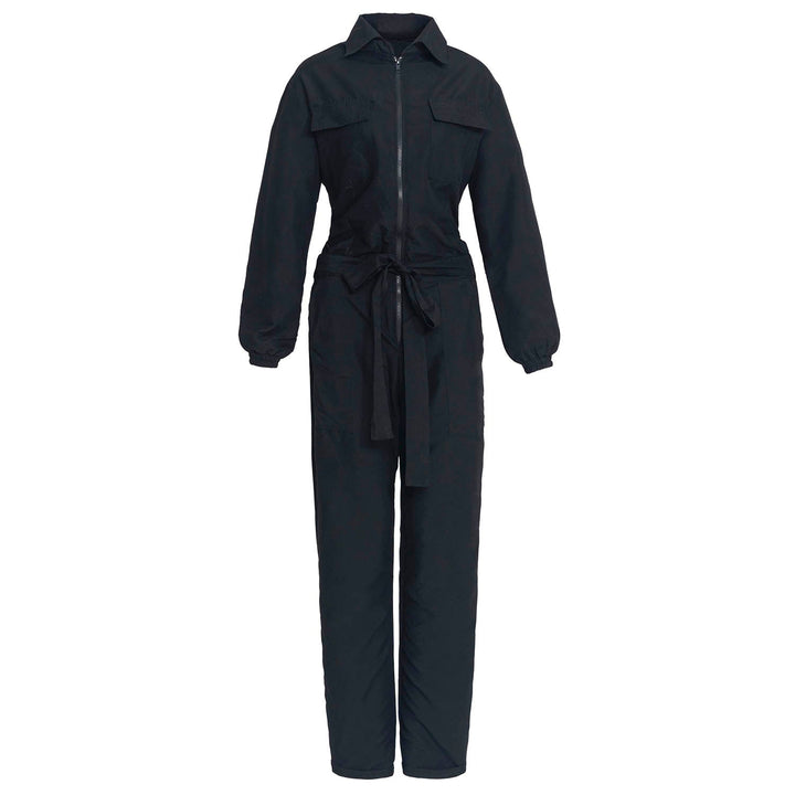 AMELIA Recycled Travel Jumpsuit in Black