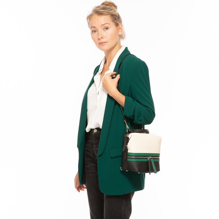 SUSU The Ashley Leather Backpack Purse