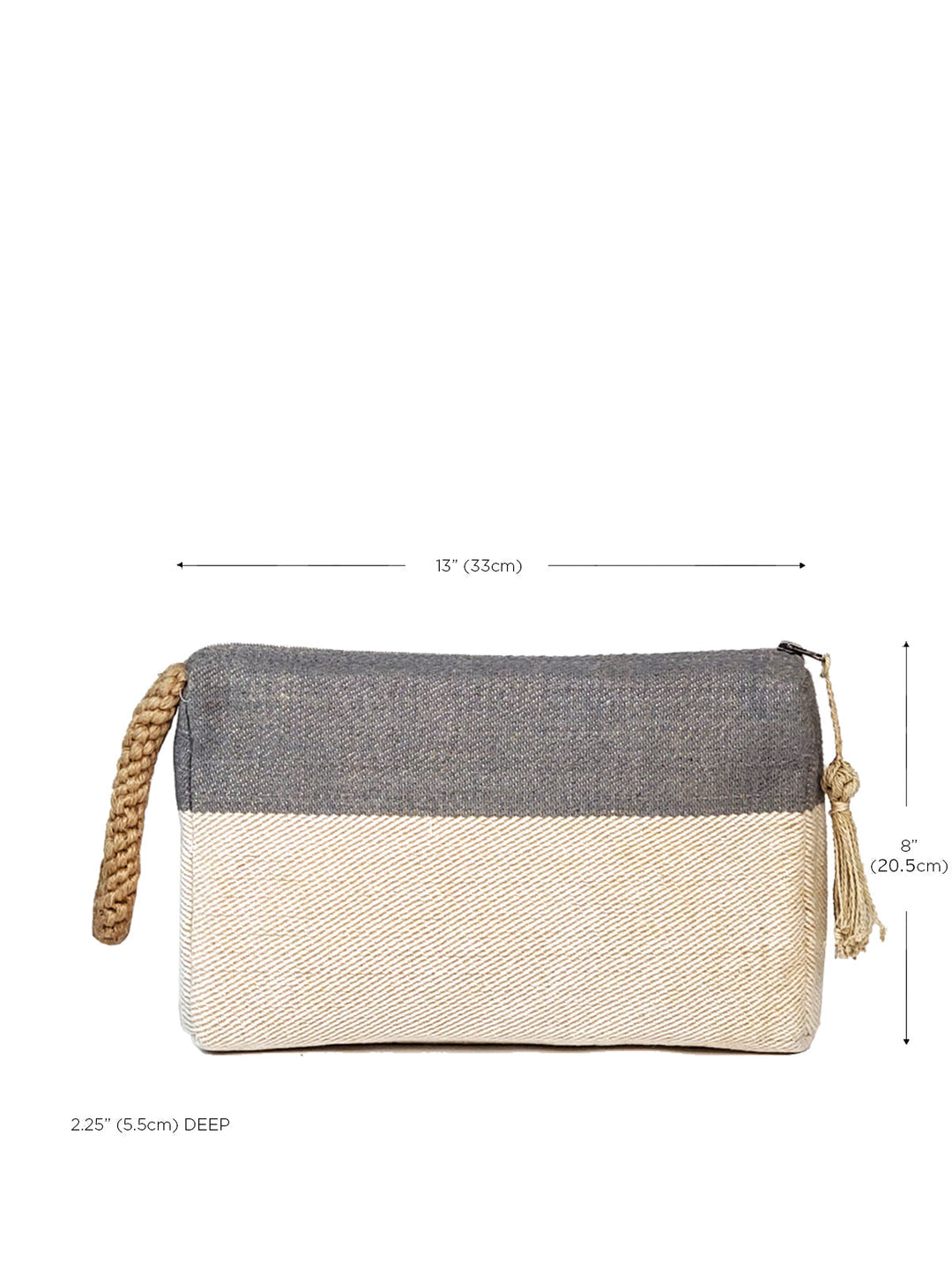 Block A Clutch - Gray by KORISSA