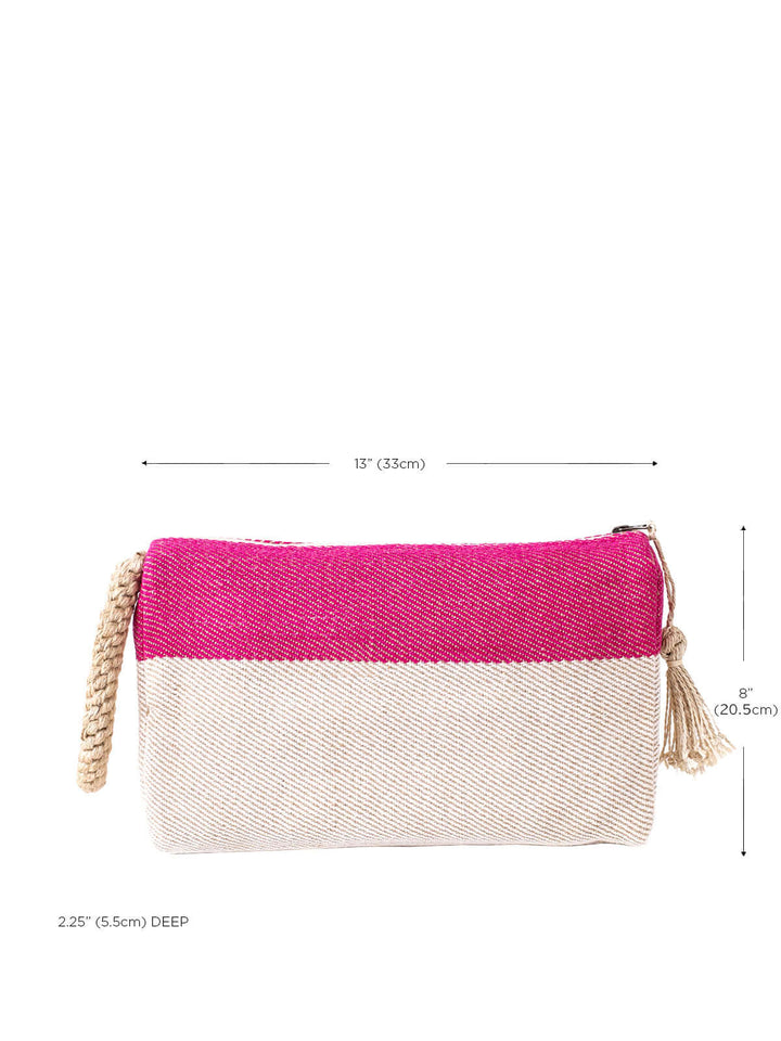 Block A Clutch - Pink