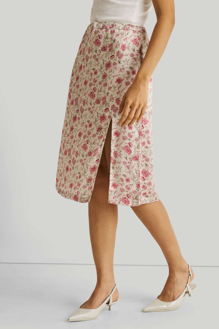 Brunch Skirt in Pink Florals