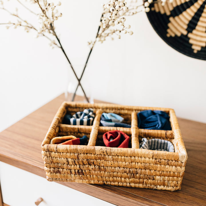 Banana Leaf Divided Serving Tray