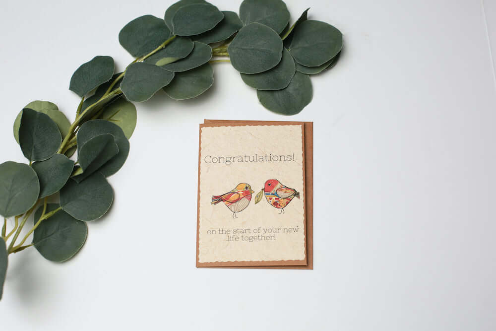 Banana Paper Congratulations Cards