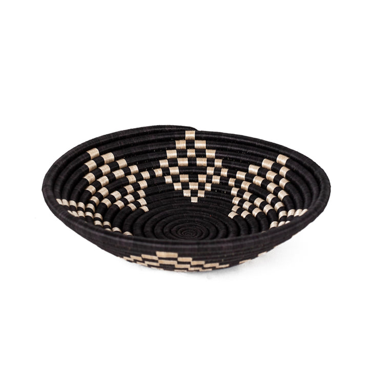 Bariku - Black &amp; Tea Woven Bowls