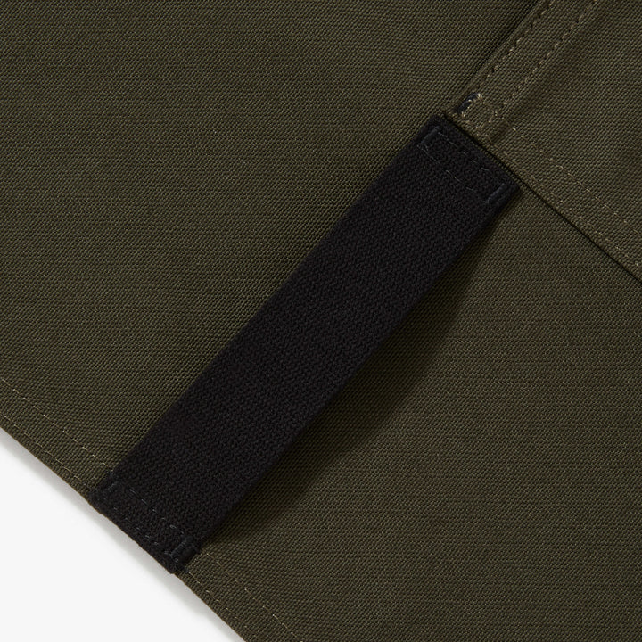 The Big Apron - Olive Green with Black Straps