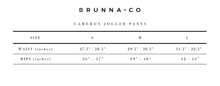 CAMERON Bamboo Fleece Joggers