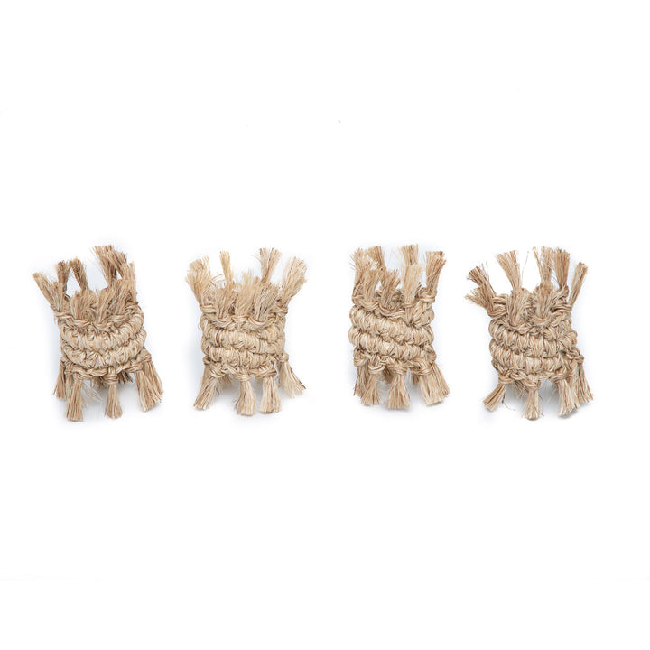 Fringes Napkin Ring - set of 4