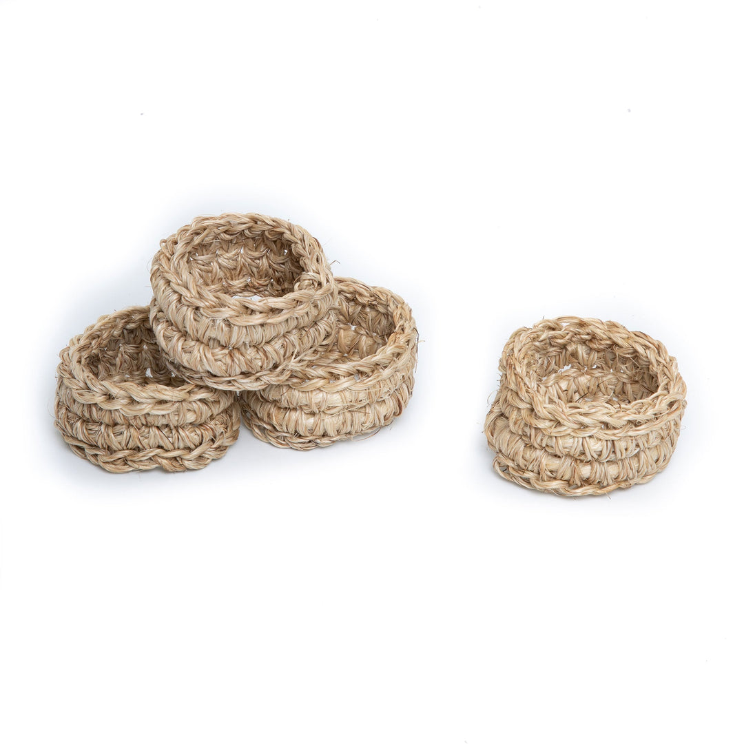 Spiral Napkin Rings - set of 4